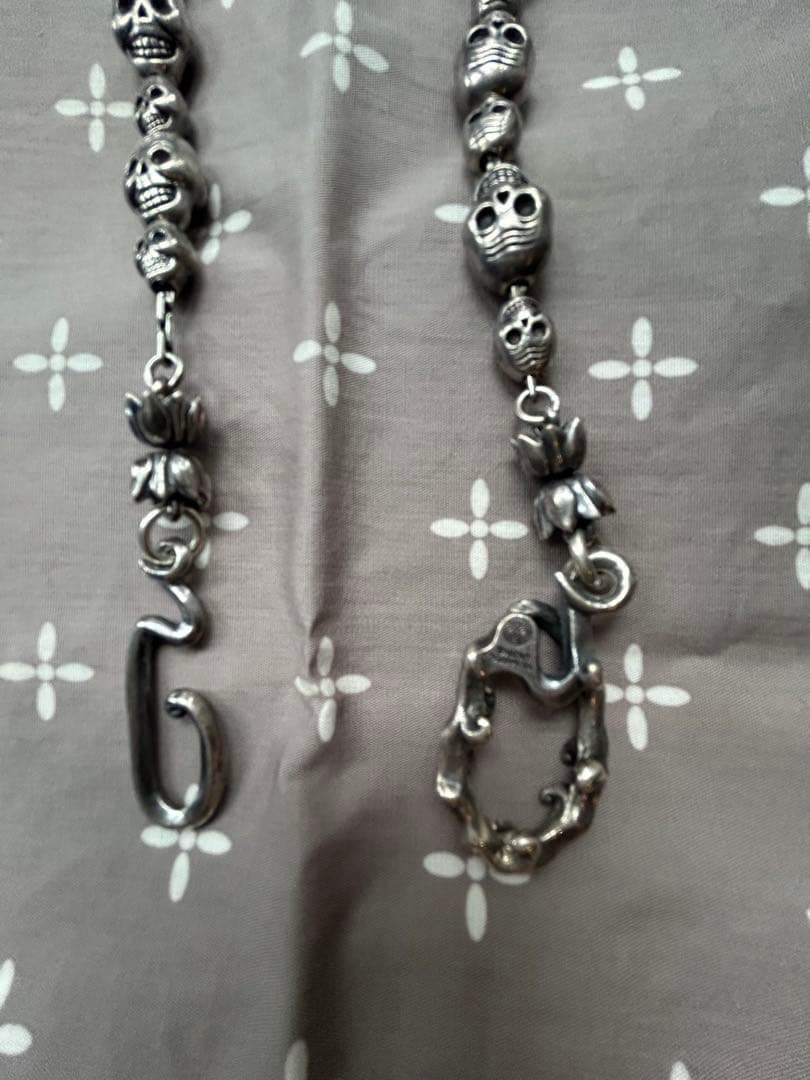 ナンバーナイン　マジカルデザイン　スカルウォレットチェーン　ソロイスト