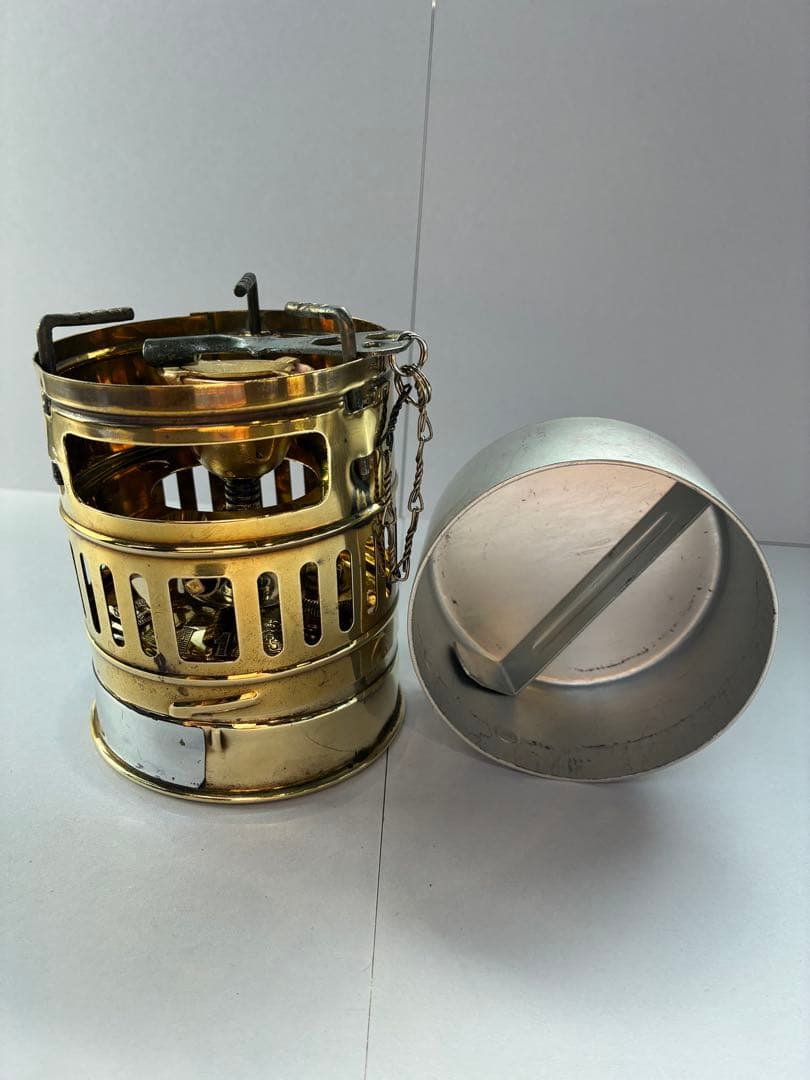 真鍮製シングルバーナーコンロ