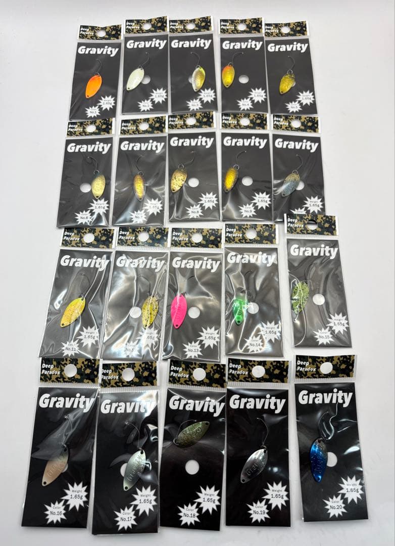 Deep Paradox Gravity 1.65g 全色セット 初期LOT