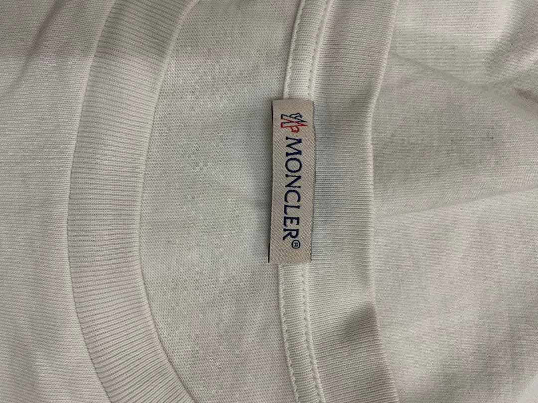 s*y様 モンクレール ホワイト 長袖シャツ　S