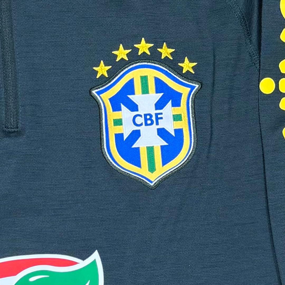 NIKE ブラジル代表 14/15 長袖 ドリルトップ/プラクティスシャツ L