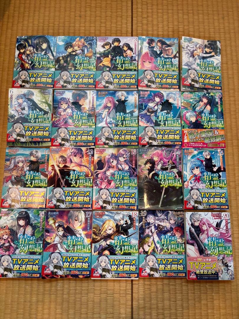 精霊幻想記　1〜20巻