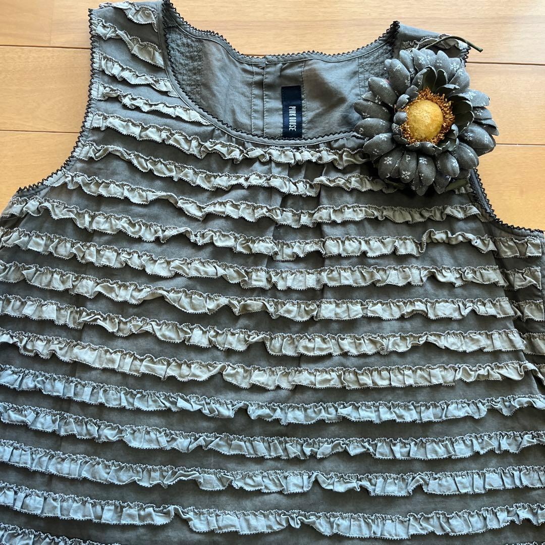 ピンクハウスノースリーブブラウス