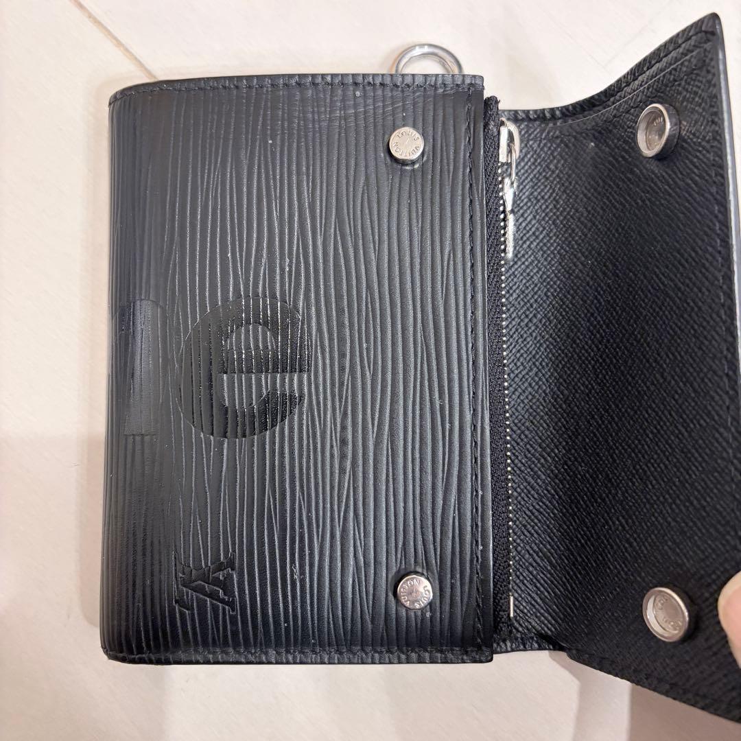 小物 Louis VuittonxSupreme Chain Wallet Black