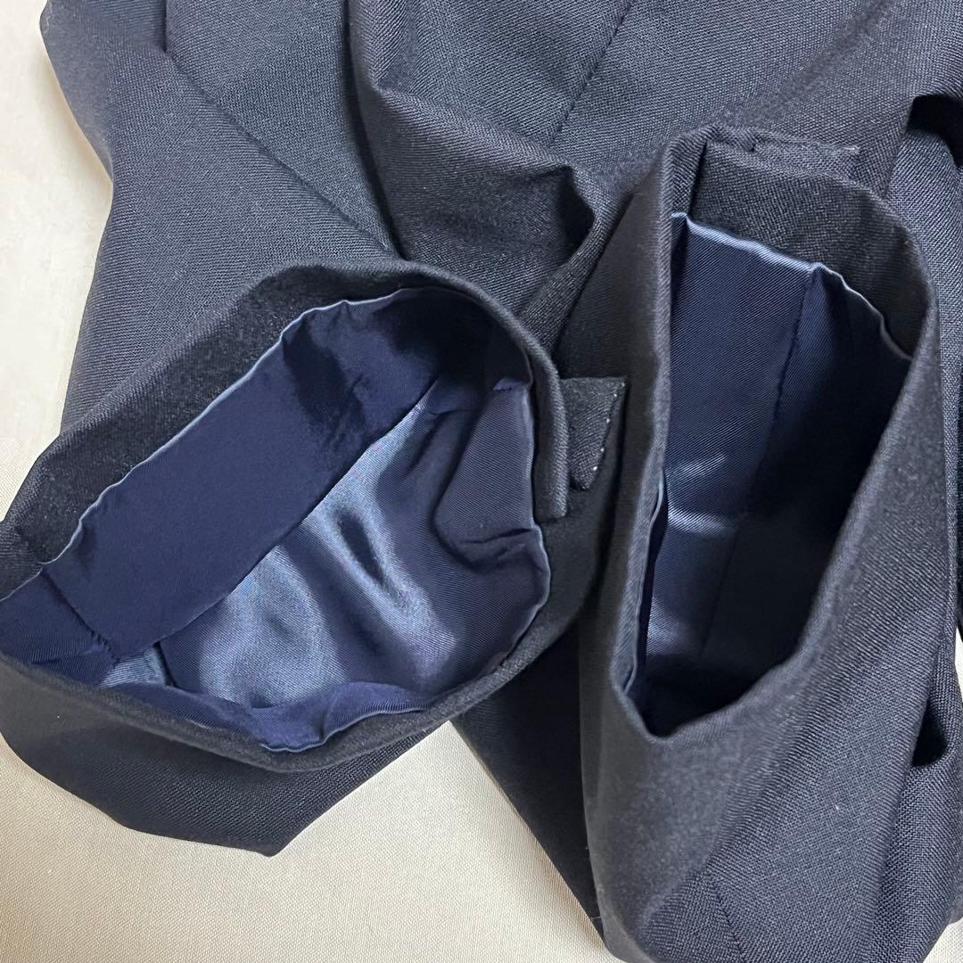 【美品】ジェイプレス　テーラードジャケット　金ボタン 紺ブレ　シングル　M 黒