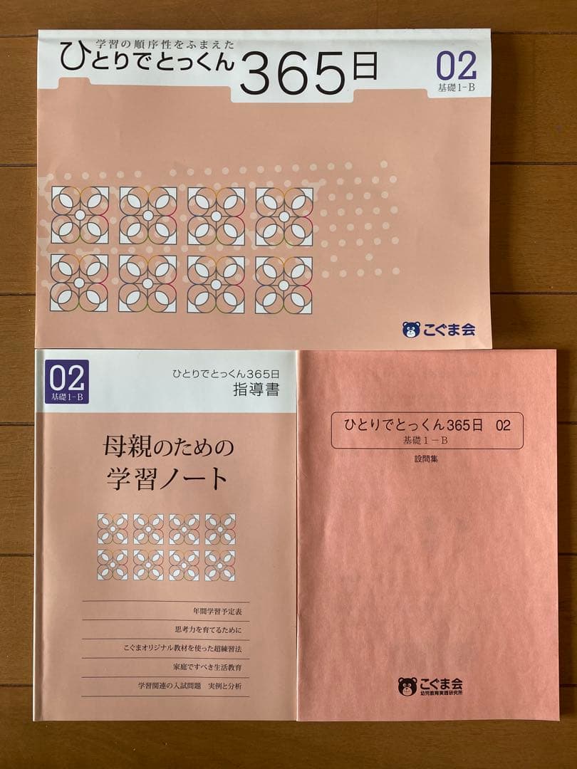 ひとりでとっくん365日 01〜12 こぐま会　12冊まとめ売　小学校受験