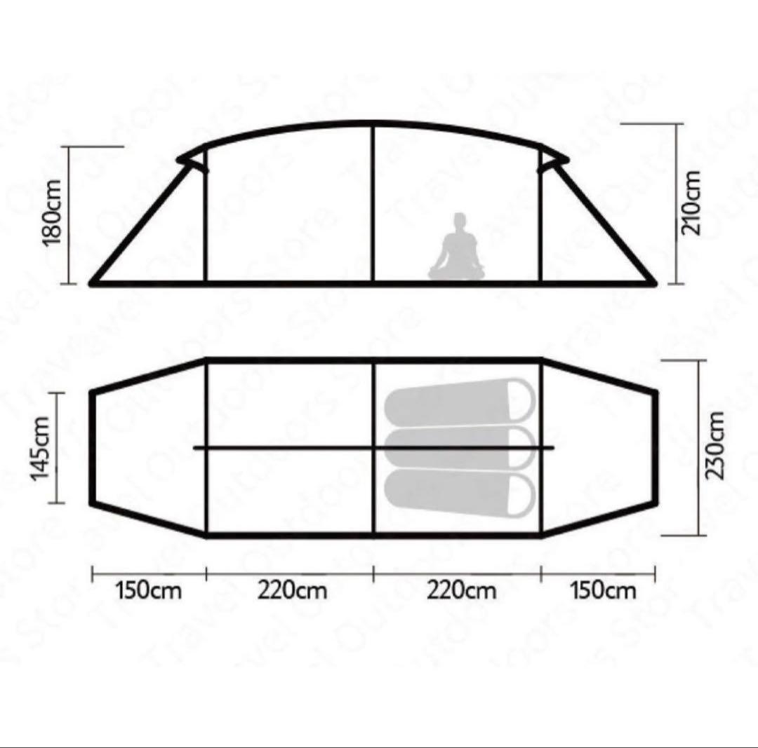 Naturehike/2ルームテント