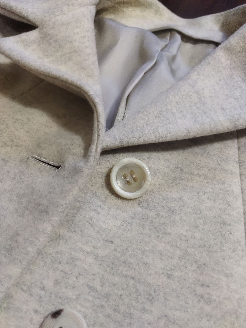 試着のみ♪アルチザン ウール カシミヤ コート 9号 百貨店