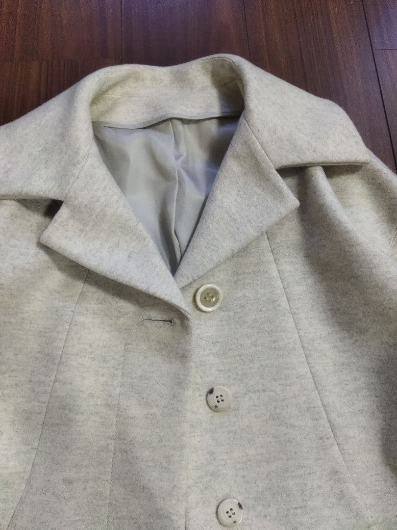 試着のみ♪アルチザン ウール カシミヤ コート 9号 百貨店