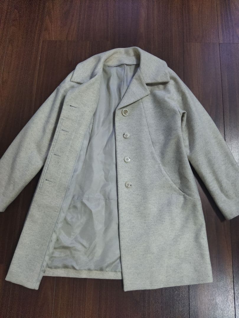 試着のみ♪アルチザン ウール カシミヤ コート 9号 百貨店
