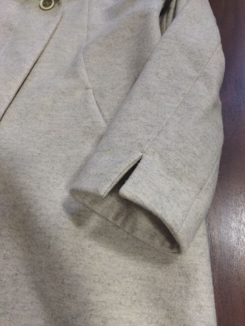 試着のみ♪アルチザン ウール カシミヤ コート 9号 百貨店