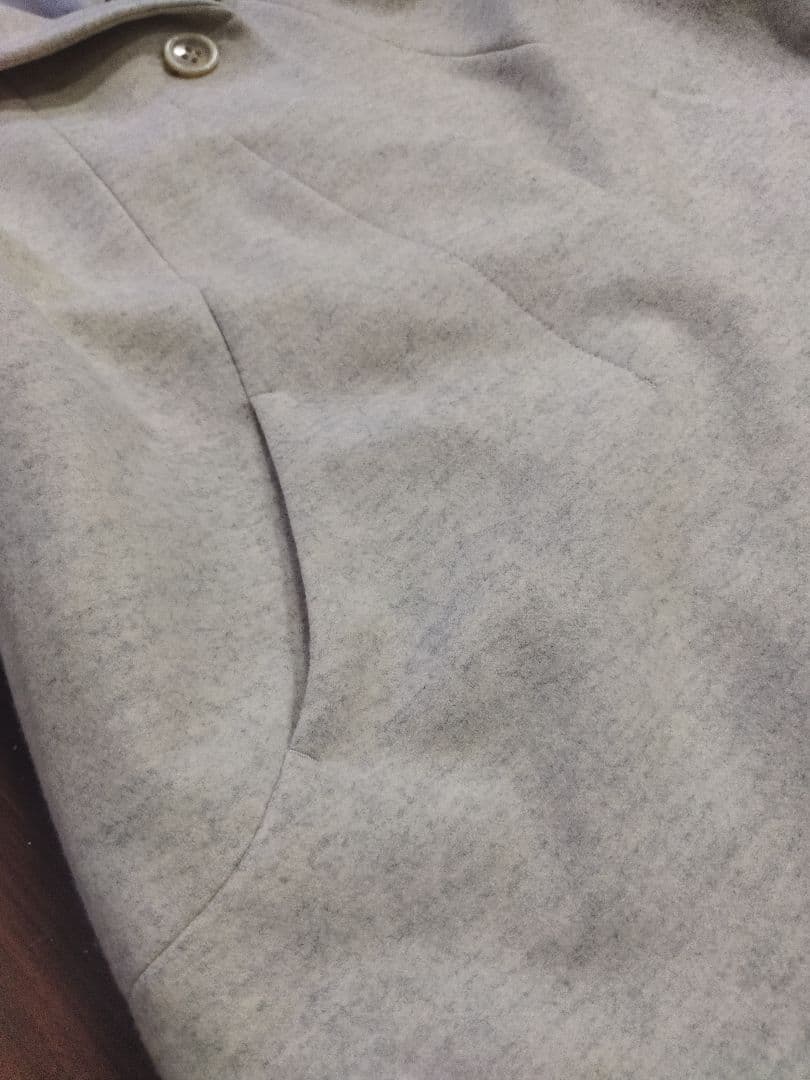 試着のみ♪アルチザン ウール カシミヤ コート 9号 百貨店