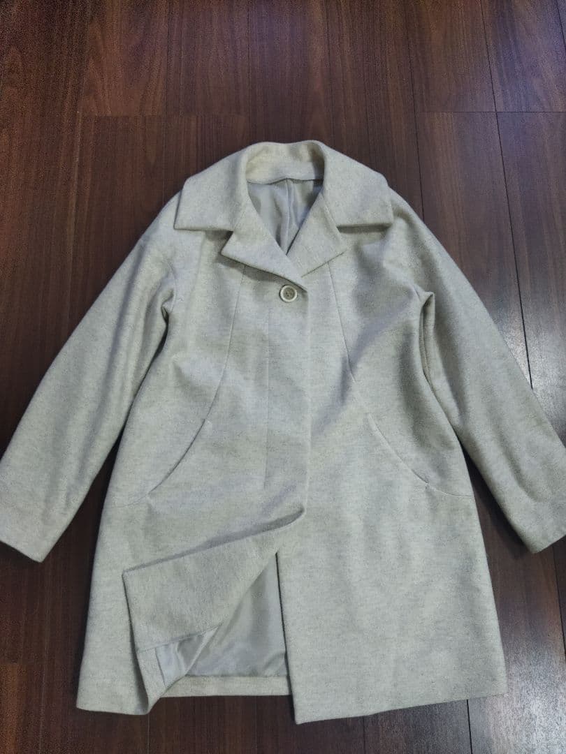 試着のみ♪アルチザン ウール カシミヤ コート 9号 百貨店