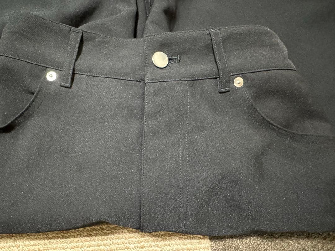 Lui's カーブスラックス　ブラック