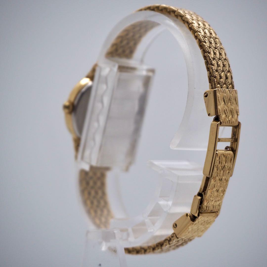 専用508 稼働【美品】RADO 時計 ゴールド4Pダイヤ　メッシュ　レディース