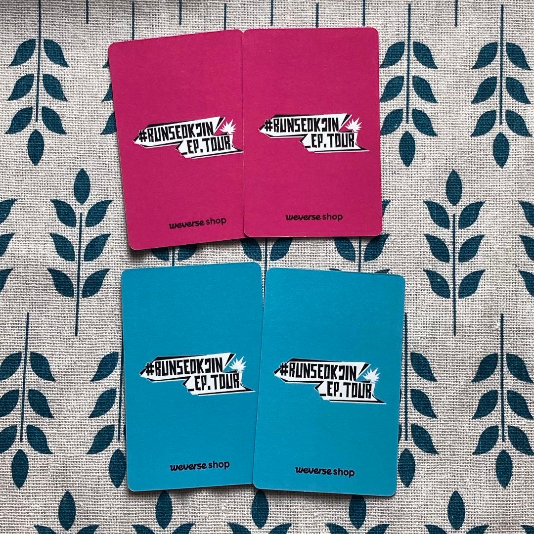 BTS RUNSEOKJIN_EP.TOUR 会場限定 ジン トレカ4枚
