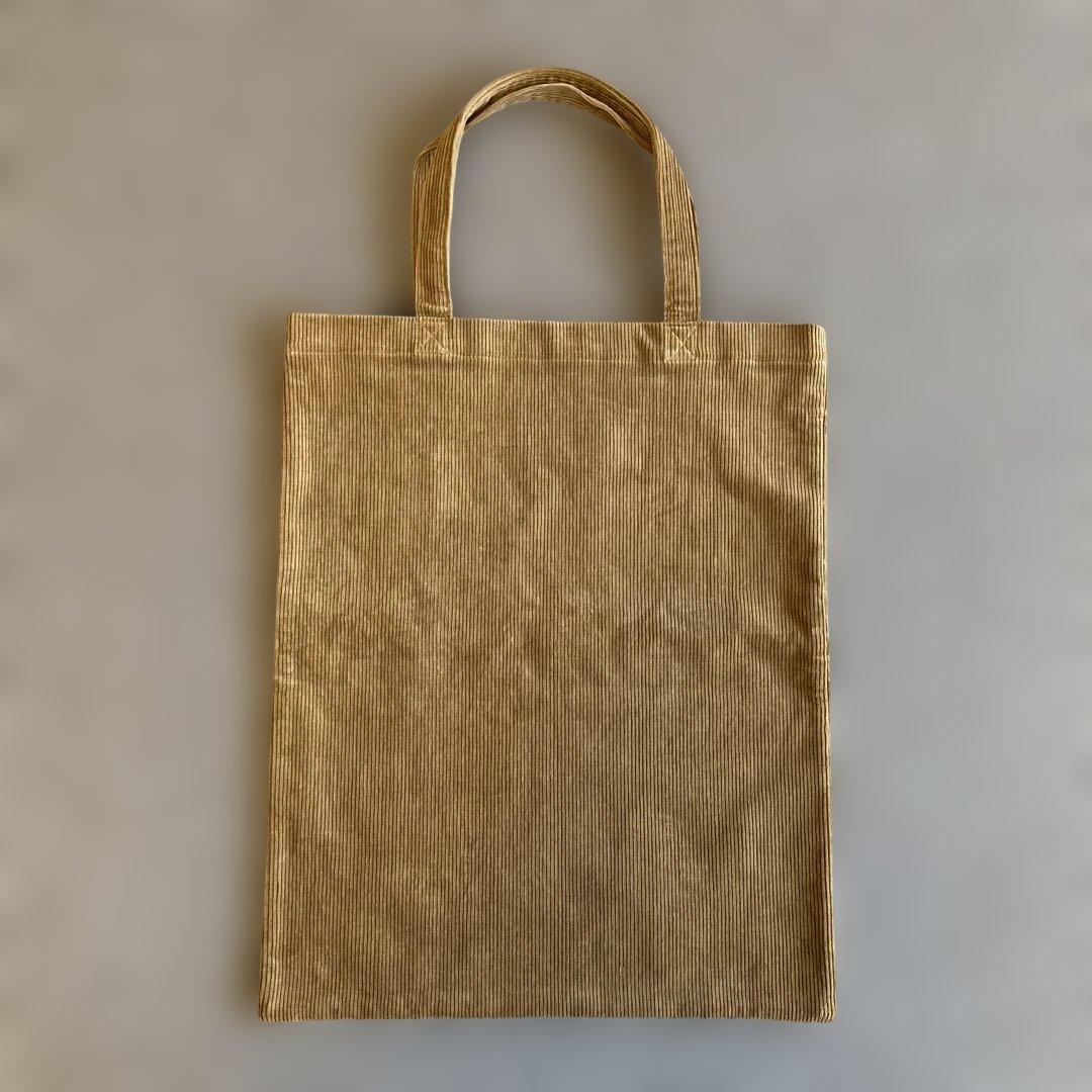 オールドマンズテーラー コーデュロイ ロゴプリント トート バッグ