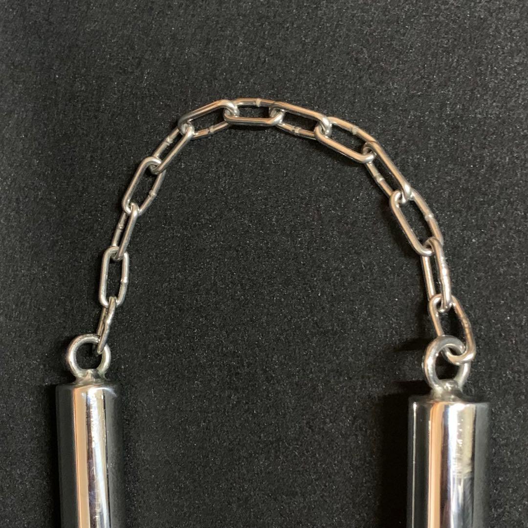 ヌンチャク ステンレス無垢 スイベルなし 30cm 810g