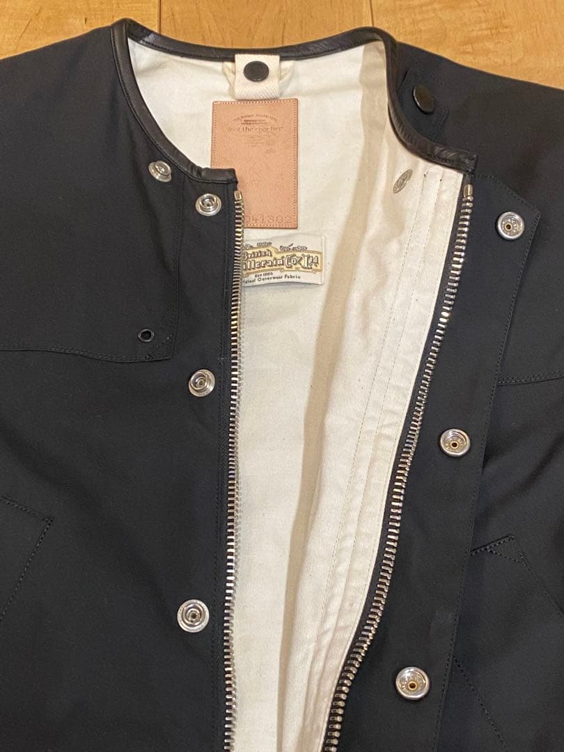 FOOT THE COACHER フットザコーチャー　オイルド　ノーカラーコート