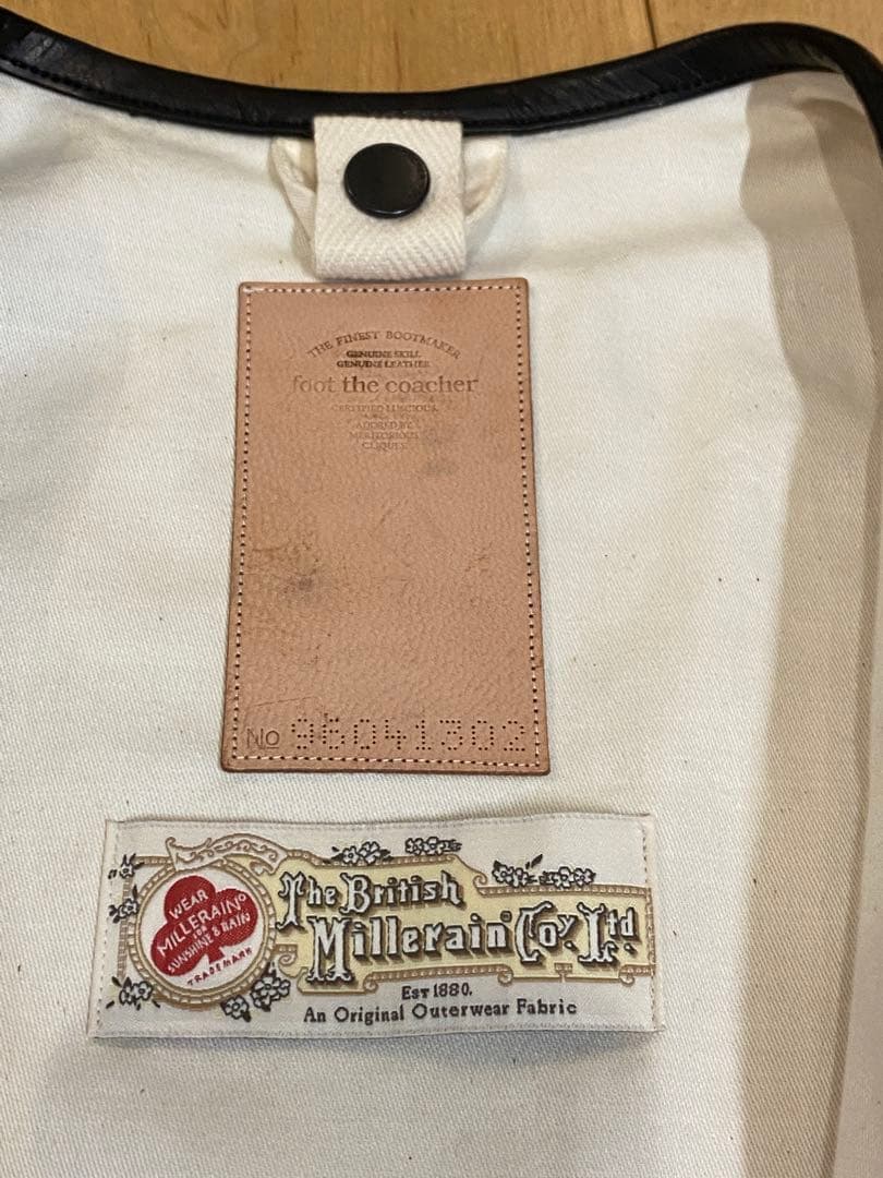 FOOT THE COACHER フットザコーチャー　オイルド　ノーカラーコート