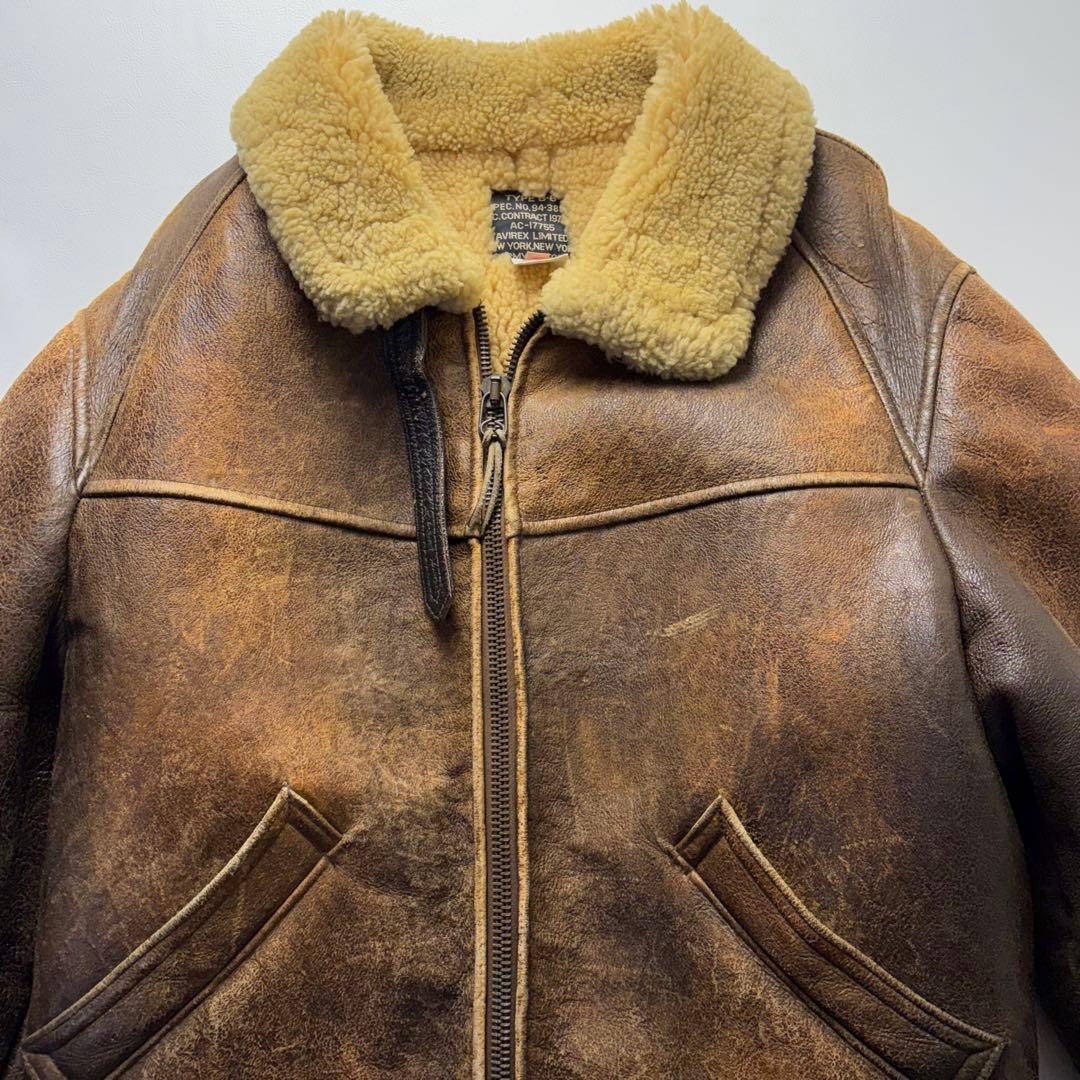 希少品! AVIREX アヴィレックス B-6 アメリカ製 フライトジャケット