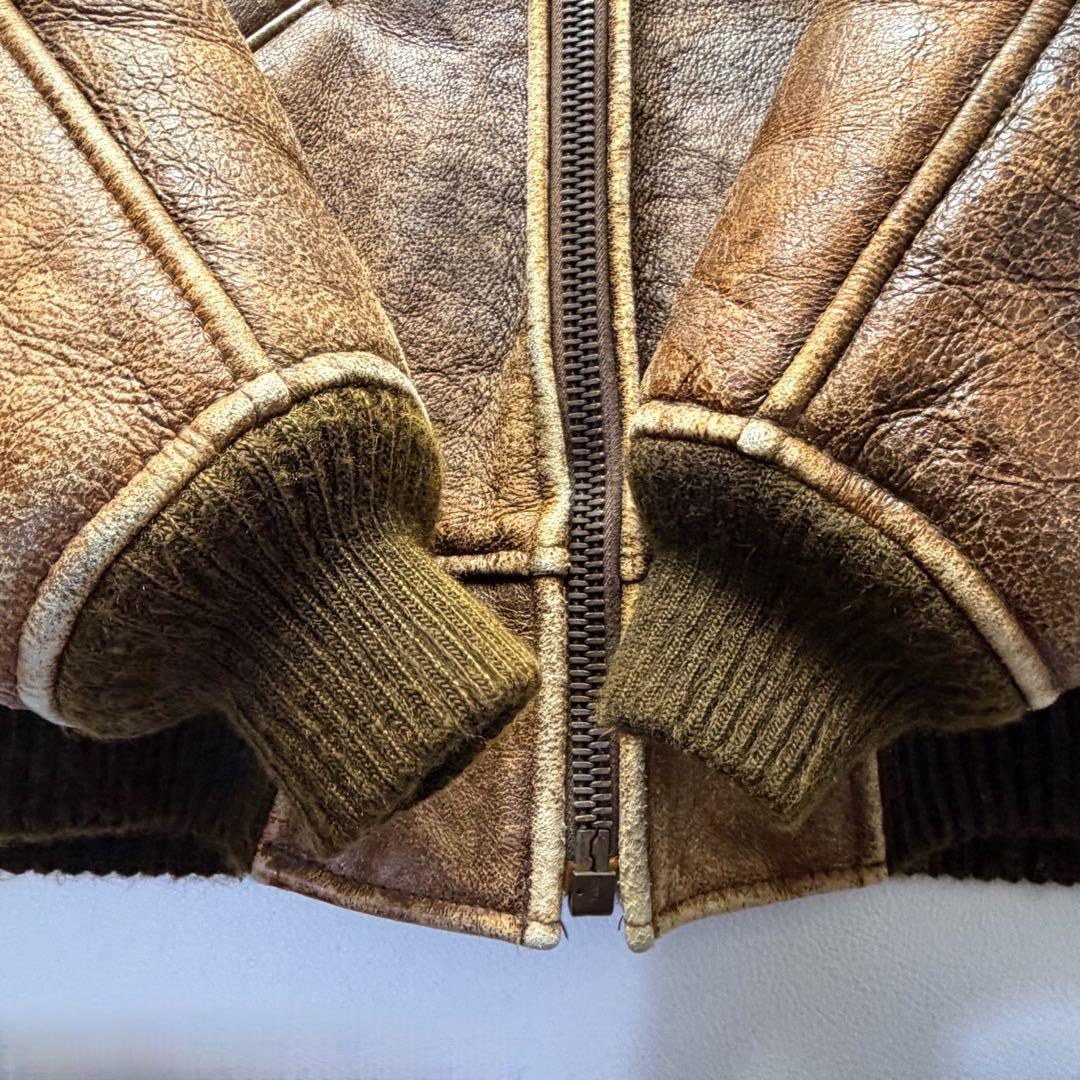 希少品! AVIREX アヴィレックス B-6 アメリカ製 フライトジャケット