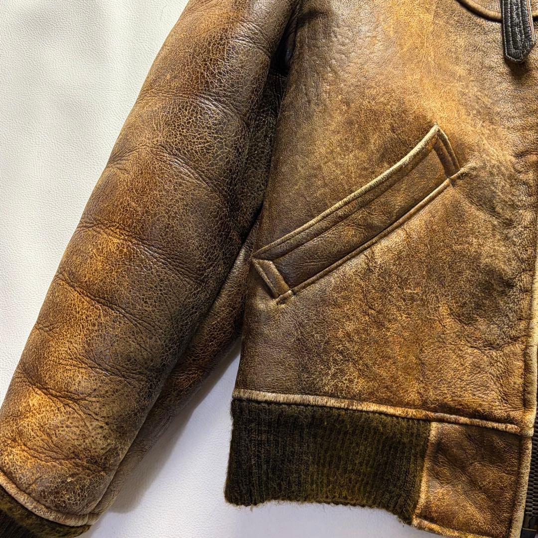 希少品! AVIREX アヴィレックス B-6 アメリカ製 フライトジャケット