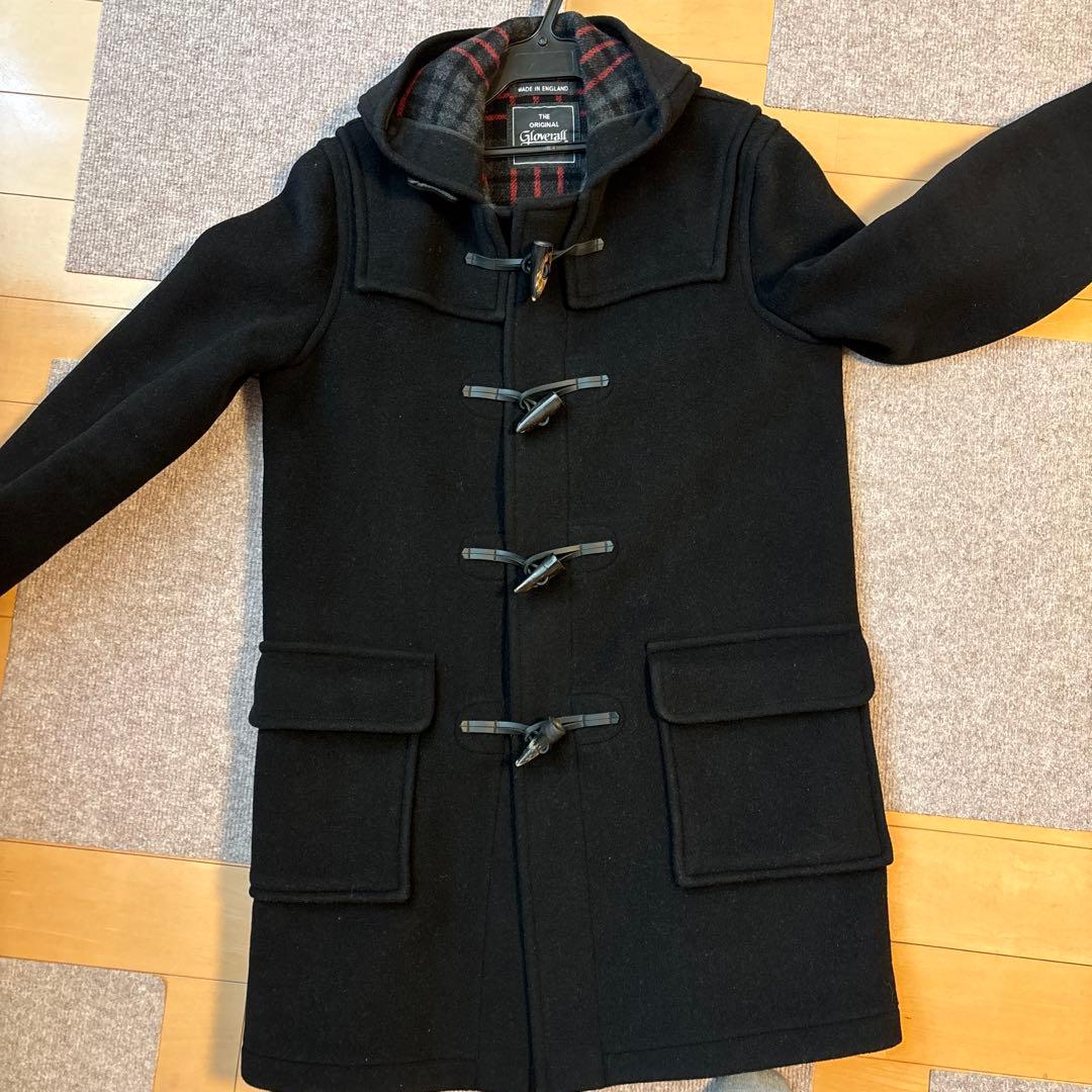 Gloverall ダッフルコート 黒 ウール製