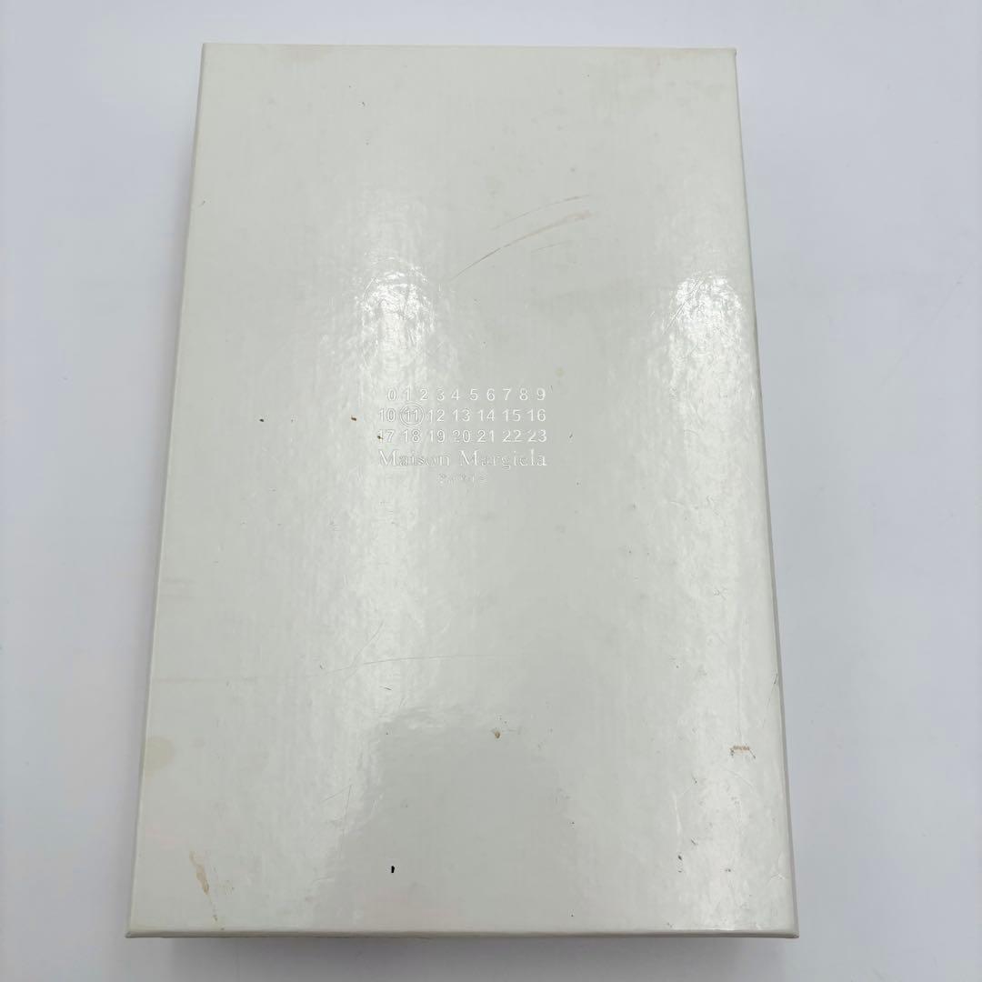 メゾンマルジェラ チェーンウォレット ショルダーバッグ ネイビー レザー