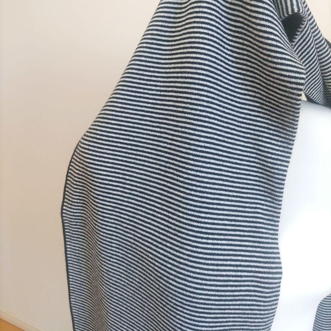 未使用品CHANEL水玉模様 フリンジ付き マフラー