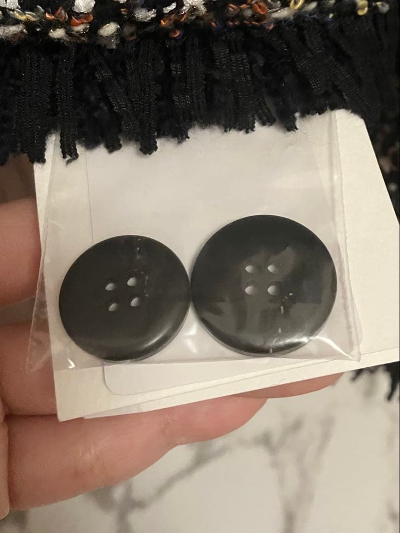 n*a様 L'AUBE BLANC Mix tweed No collar ja