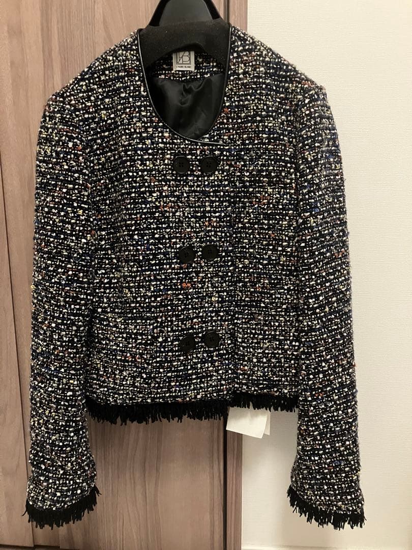 n*a様 L'AUBE BLANC Mix tweed No collar ja