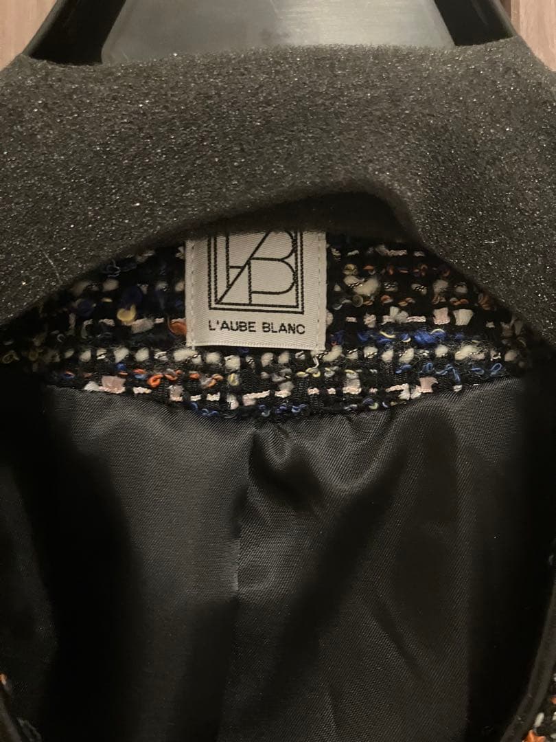 n*a様 L'AUBE BLANC Mix tweed No collar ja