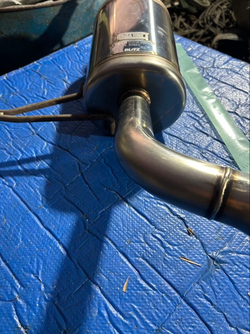 スズキ　スティングレー　MH34S ブリッツマフラー