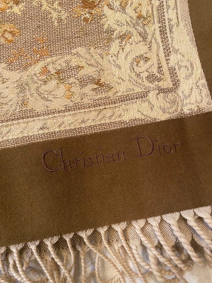 クリスチャンディオールDiorの大判ストール　良い柄