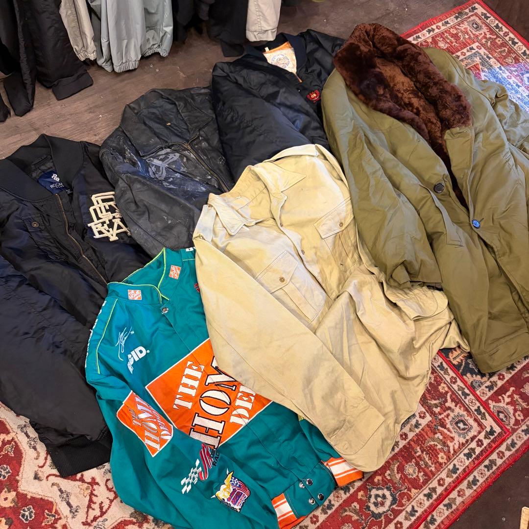 週*割様 古着卸 6点 まとめ売り フランス軍 パイロットレザー ムートンコート