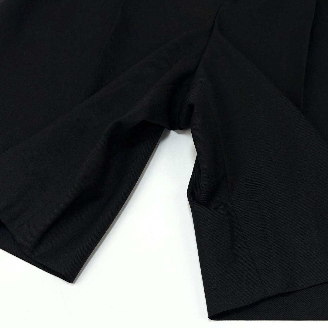 極美品 CELINE 2プリーツ バミューダショーツ / ウールギャバジン 42