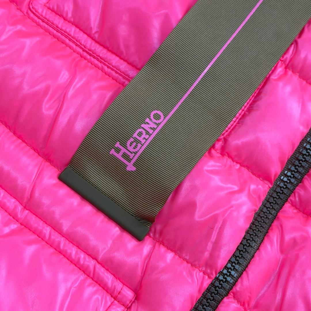 17076✨ヘルノ 22AW ダウンベスト 38 M ピンク