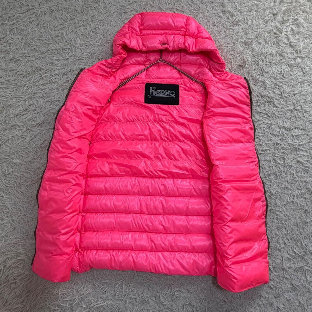 17076✨ヘルノ 22AW ダウンベスト 38 M ピンク