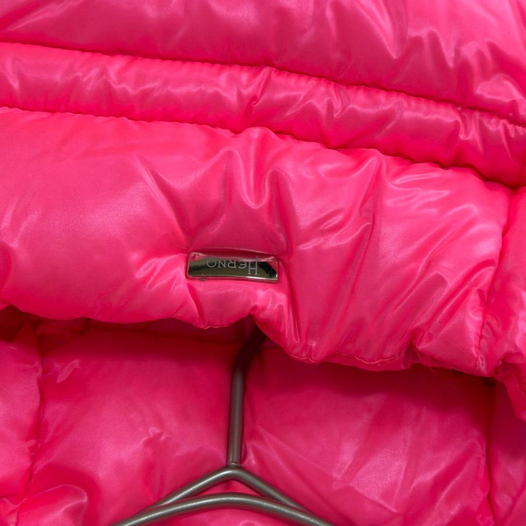17076✨ヘルノ 22AW ダウンベスト 38 M ピンク