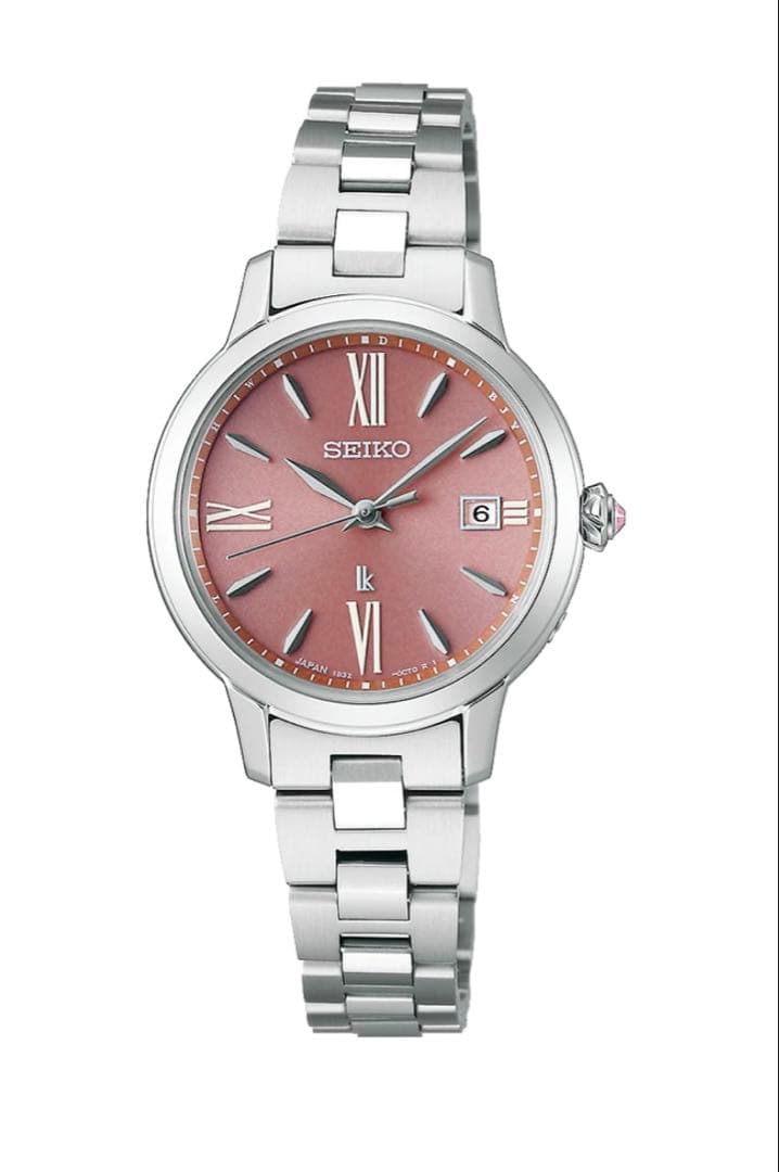 ＊極美品＊SEIKO LUKIAグロウSSVW219ソーラー電波時計モーヴピンク