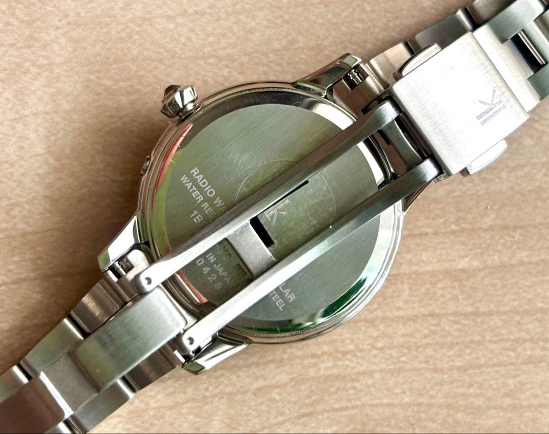 ＊極美品＊SEIKO LUKIAグロウSSVW219ソーラー電波時計モーヴピンク