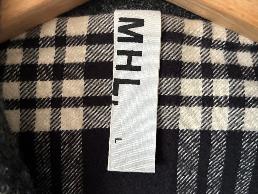 MHL マーガレットハウエル 三つボタンジャケット　L グレー系