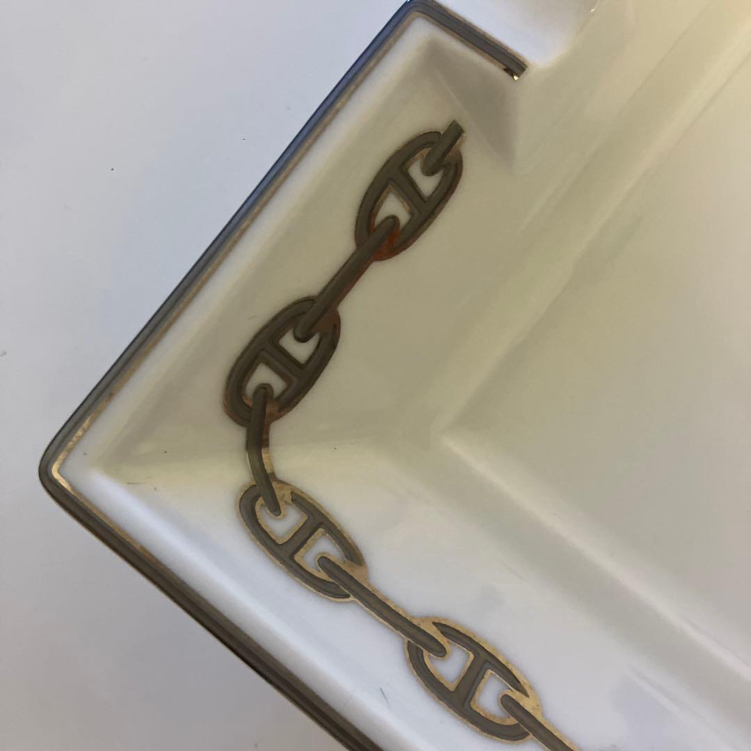 エルメス シェーヌダンクル 灰皿 シルバー