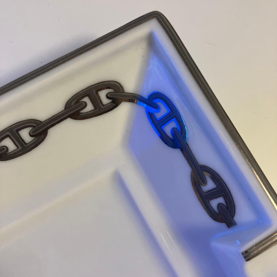 エルメス シェーヌダンクル 灰皿 シルバー