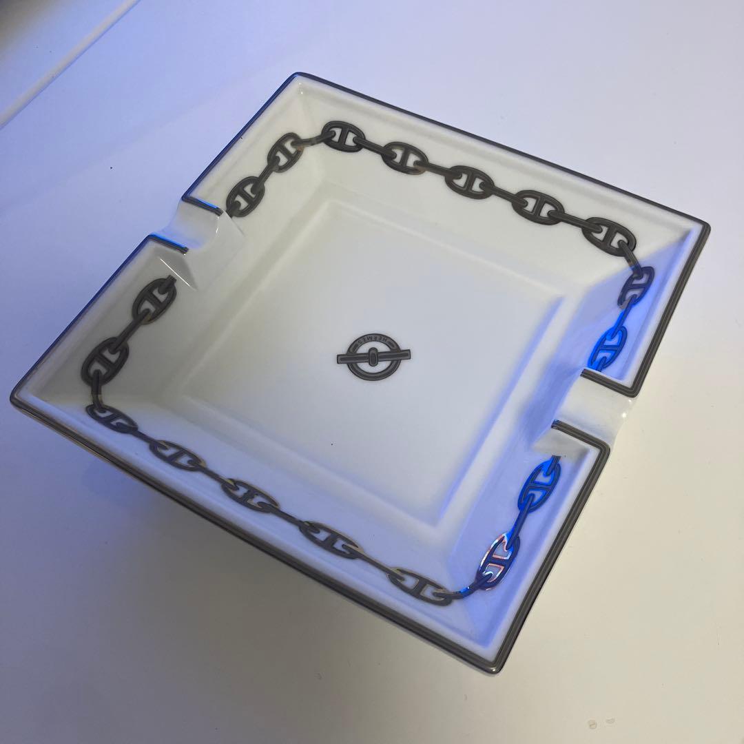 エルメス シェーヌダンクル 灰皿 シルバー