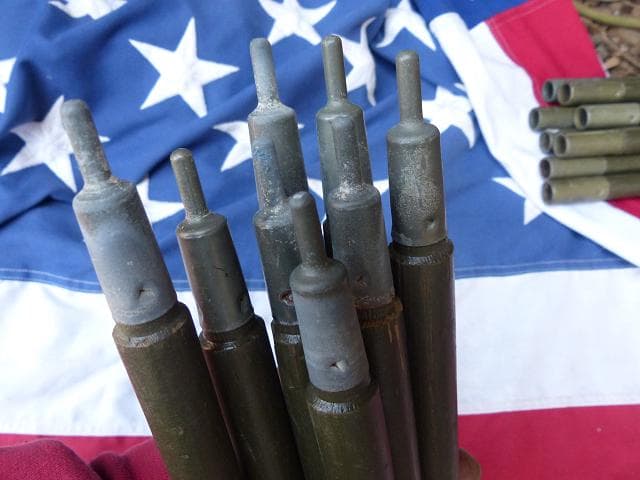 1945” 米軍実物 WWII　テントポール　8本セット 軍幕 242