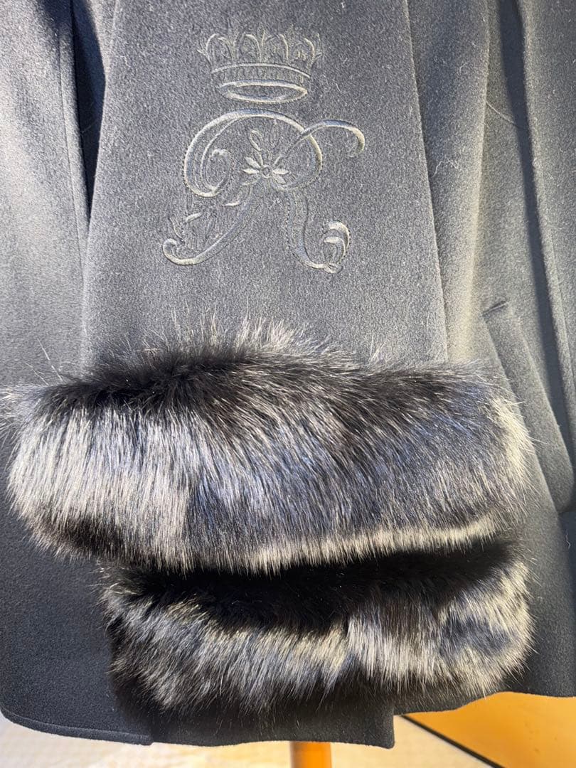 【Reneルネ】新品タグ付き定価154,000円カシミヤ✖️ウールポンチョ38