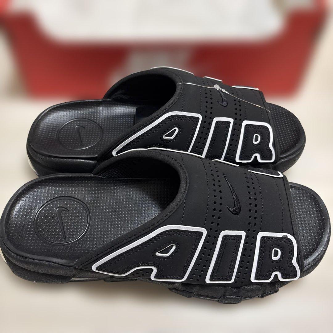 靴 Nike Air More Uptempo Slide \"Black\" 29cm