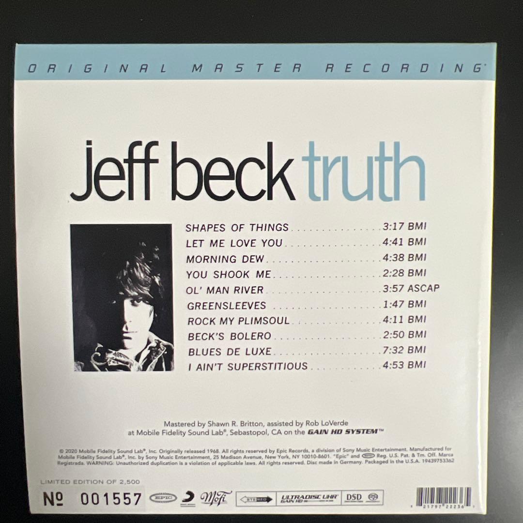 洋楽 Jeff Beck Truth Mobile Fidelity SACD